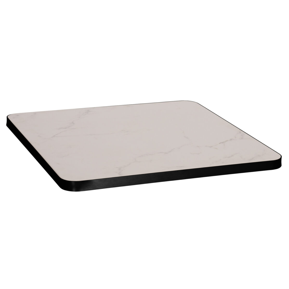 ΕΠΙΦΑΝΕΙΑ ΤΡΑΠΕΖΙΟΥ SINTERED STONE ΤΕΤΡΑΓΩΝΗ HM6654.02 ΠΛΑΙΣΙΟ ALU ΜΑΥΡΟ 70x70εκ.