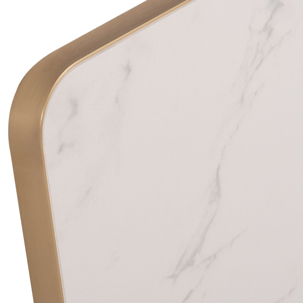 ΕΠΙΦΑΝΕΙΑ ΤΡΑΠΕΖΙΟΥ SINTERED STONE ΤΕΤΡΑΓΩΝΗ HM6654.12 ΠΛΑΙΣΙΟ ALU ΧΡΥΣΟ 70x70εκ. - Image 5