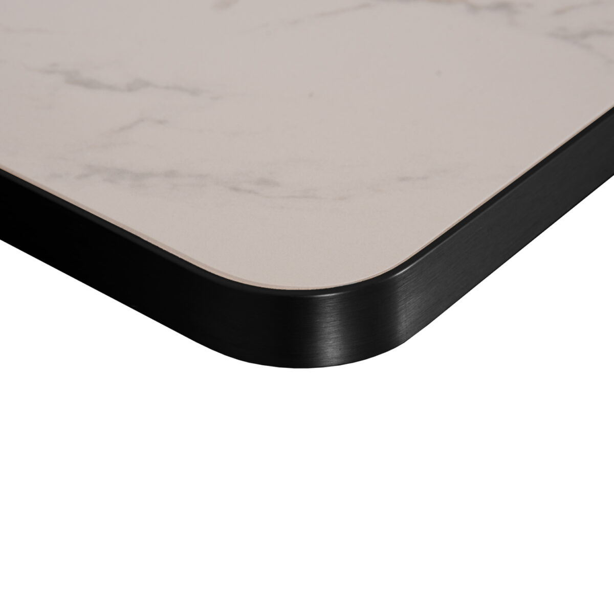 ΕΠΙΦΑΝΕΙΑ ΤΡΑΠΕΖΙΟΥ SINTERED STONE ΤΕΤΡΑΓΩΝΗ HM6655.02 ΠΛΑΙΣΙΟ ALU ΜΑΥΡΟ 80x80εκ. - Image 5
