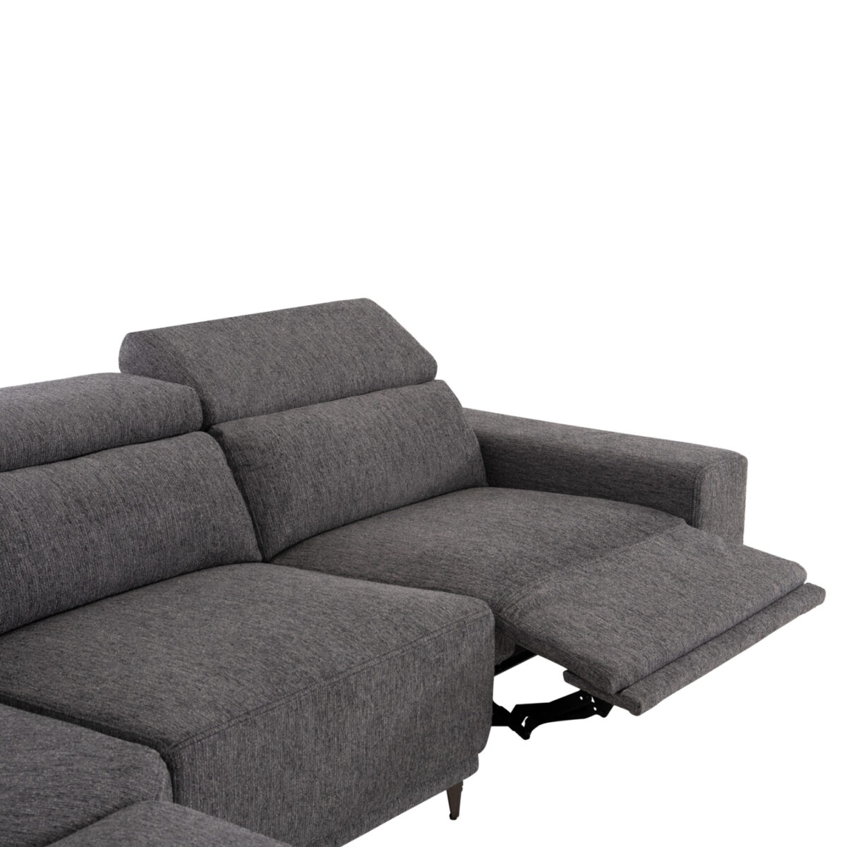 ΚΑΝΑΠΕΣ ΑΡΙΣΤΕΡΗ ΓΩΝΙΑ 5Θ ΜΕ RECLINE LUNARIS HM3316.01L ΓΚΡΙ ΥΦΑΣΜΑ 307x267x94Yεκ - Image 8