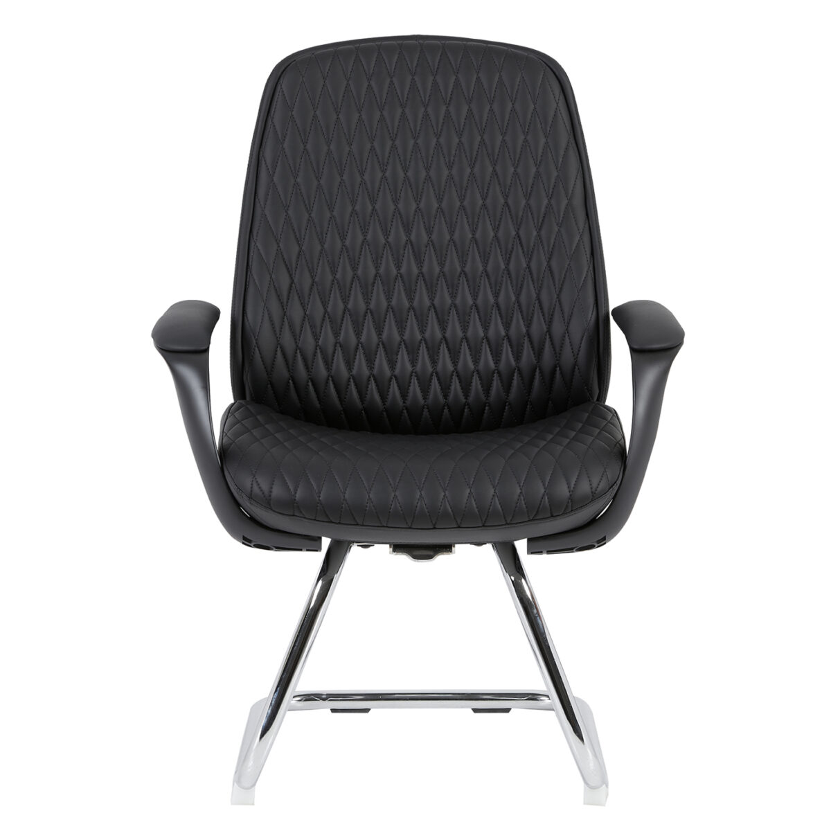 ΚΑΡΕΚΛΑ ΕΠΙΣΚΕΠΤΗ VELUM-s HM1235.01 ΜΑΥΡO PU--ΒΑΣΗ ΧΡΩΜΙΟΥ 71x60x100Υεκ. - Image 3