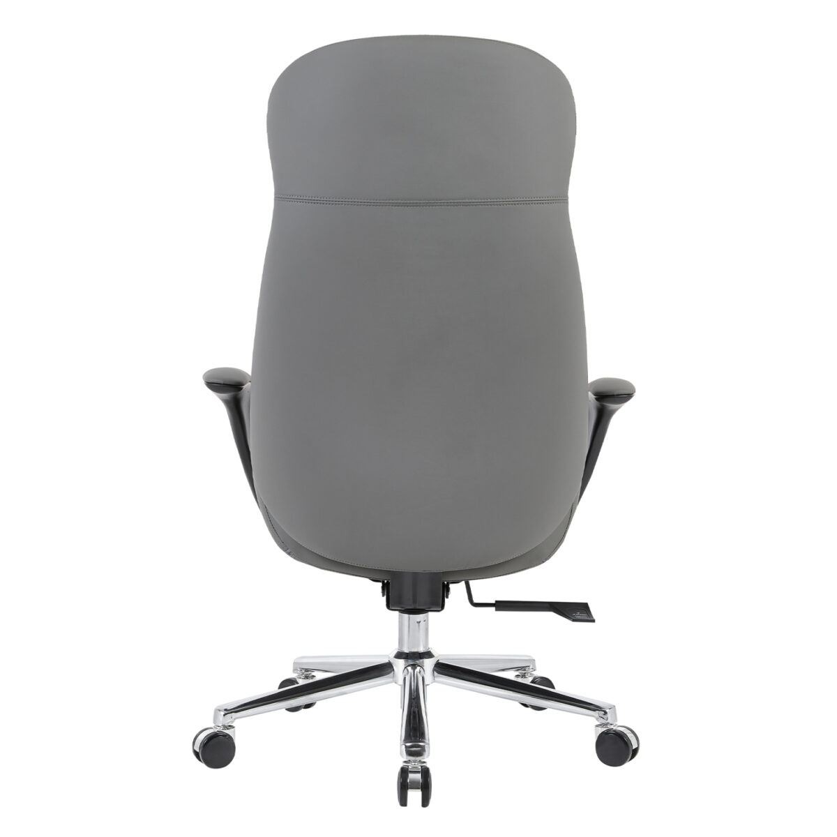 ΚΑΡΕΚΛΑ ΓΡΑΦΕΙΟΥ VELUM HM1233.10 ΓΚΡΙ PU--ΒΑΣΗ ΧΡΩΜΙΟΥ 71x69x116-122Υεκ. - Image 5